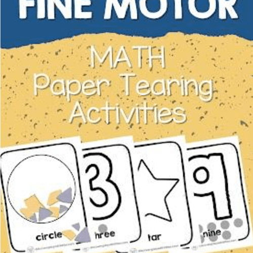 Fine Motor Practice: Tearing Paper Activities | Math