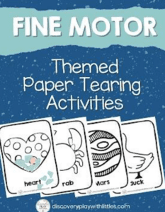 Fine Motor Practice: Tearing Paper Activities | Themes
