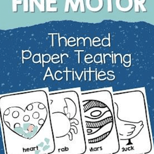 Fine Motor Practice: Tearing Paper Activities | Themes